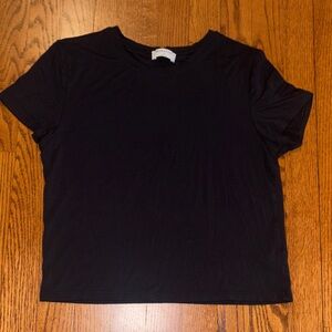 Babaton black short sleeved tee